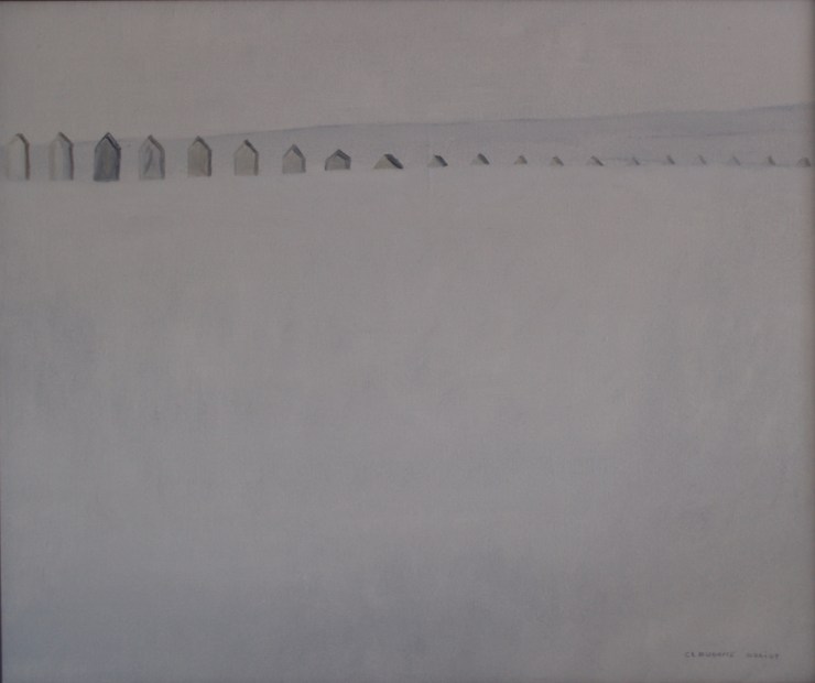 "paysage d'hivers" huile sur toile